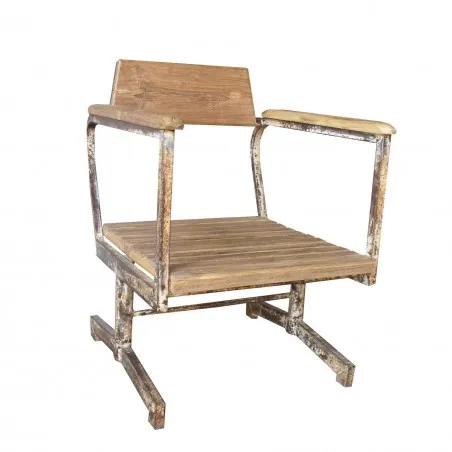 The Garrett Chair Archives £407.00 Teak Wood Recycled Steel product_features