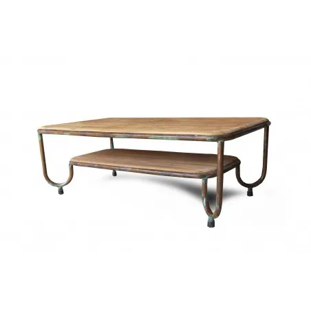 Science Lab Coffee Table Archives £733.00 Teak Wood Recycled Steel product_features