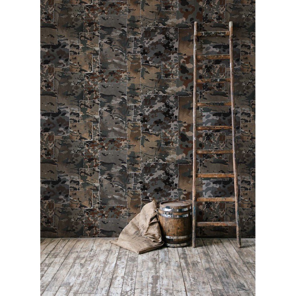 Mind The Gap Camo Wallpaper Wallpaper £201.00 All Rooms product_features