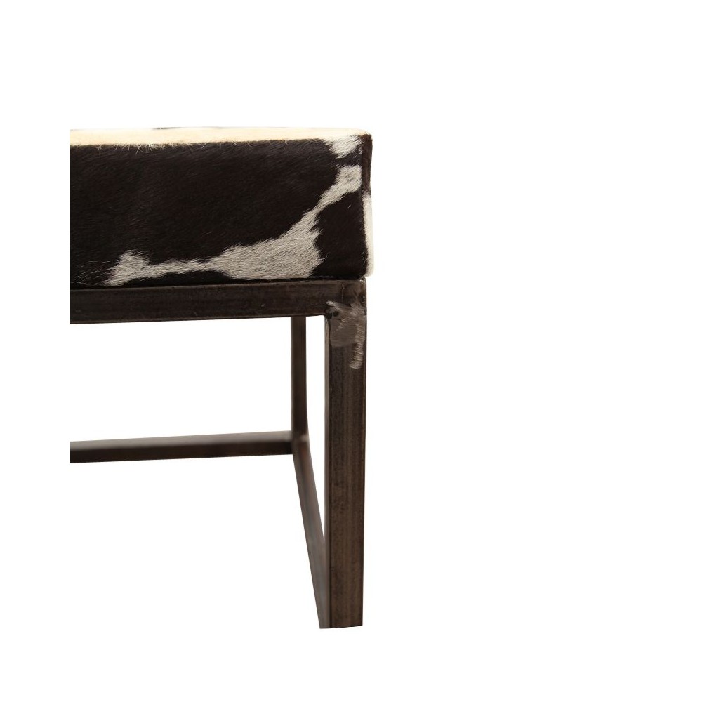 Cowhide Stool Smithers Archives £206.00 All Rooms Steel product_features