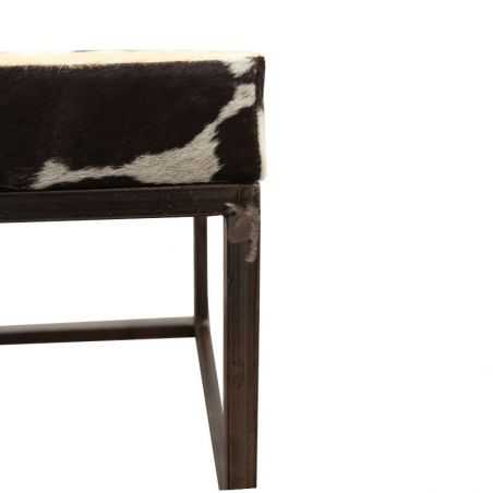 Cowhide Stool Smithers Archives Smithers of Stamford £225.00 Store UK, US, EU, AE,BE,CA,DK,FR,DE,IE,IT,MT,NL,NO,ES,SE