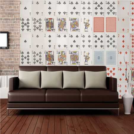 Playing Cards Wallpaper Mural Smithers Archives Smithers of Stamford £61.25 Store UK, US, EU, AE,BE,CA,DK,FR,DE,IE,IT,MT,NL,N...
