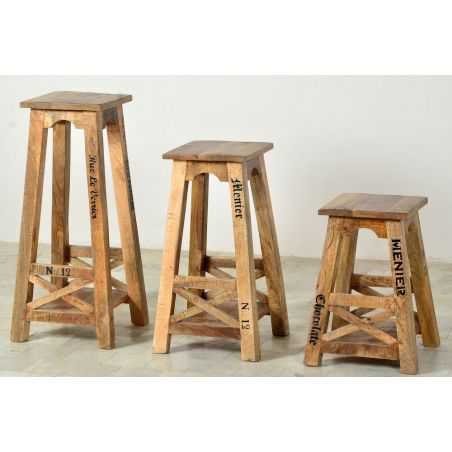 Menier Chocolate Wood Bar Stools Vintage Bar Stools Smithers of Stamford £222.50 Store UK, US, EU, AE,BE,CA,DK,FR,DE,IE,IT,MT...