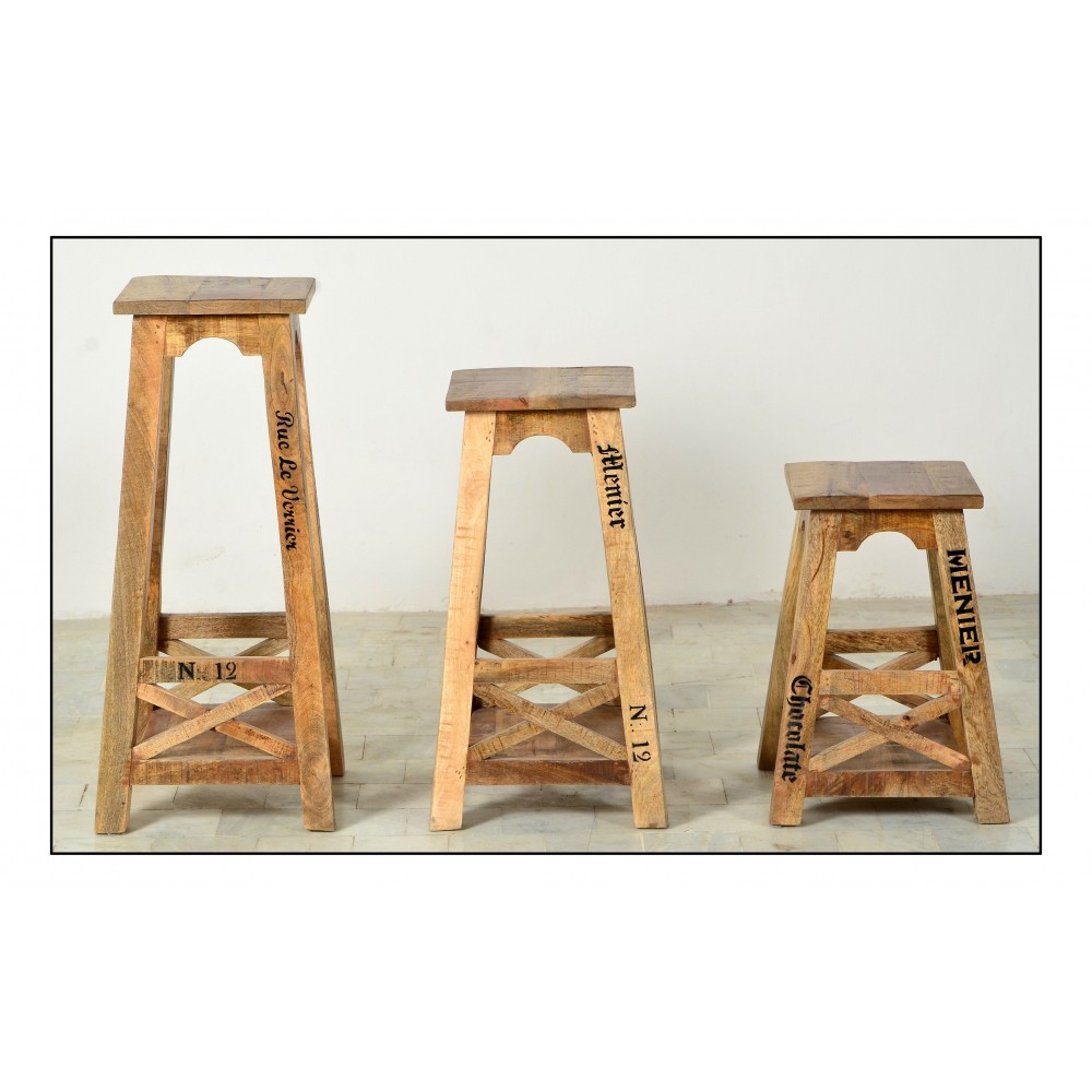 Menier Chocolate Wood Bar Stools Smithers Bar Stools £207.67 All Rooms Mango Wood product_features
