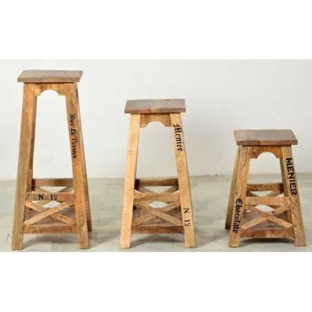 Menier Chocolate Wood Bar Stools Vintage Bar Stools Smithers of Stamford £222.50 Store UK, US, EU, AE,BE,CA,DK,FR,DE,IE,IT,MT...