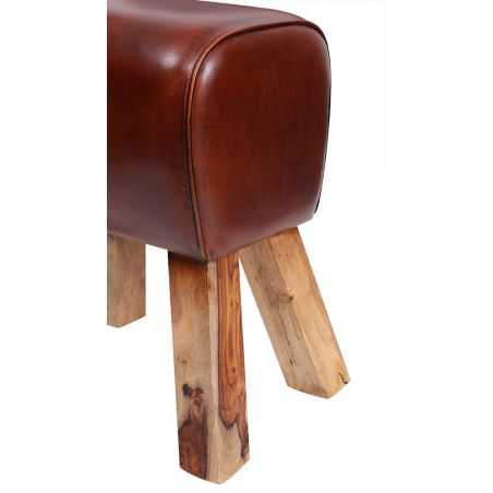 Leather Horse Pommel Stool Furniture Smithers of Stamford £139.00 Store UK, US, EU, AE,BE,CA,DK,FR,DE,IE,IT,MT,NL,NO,ES,SE