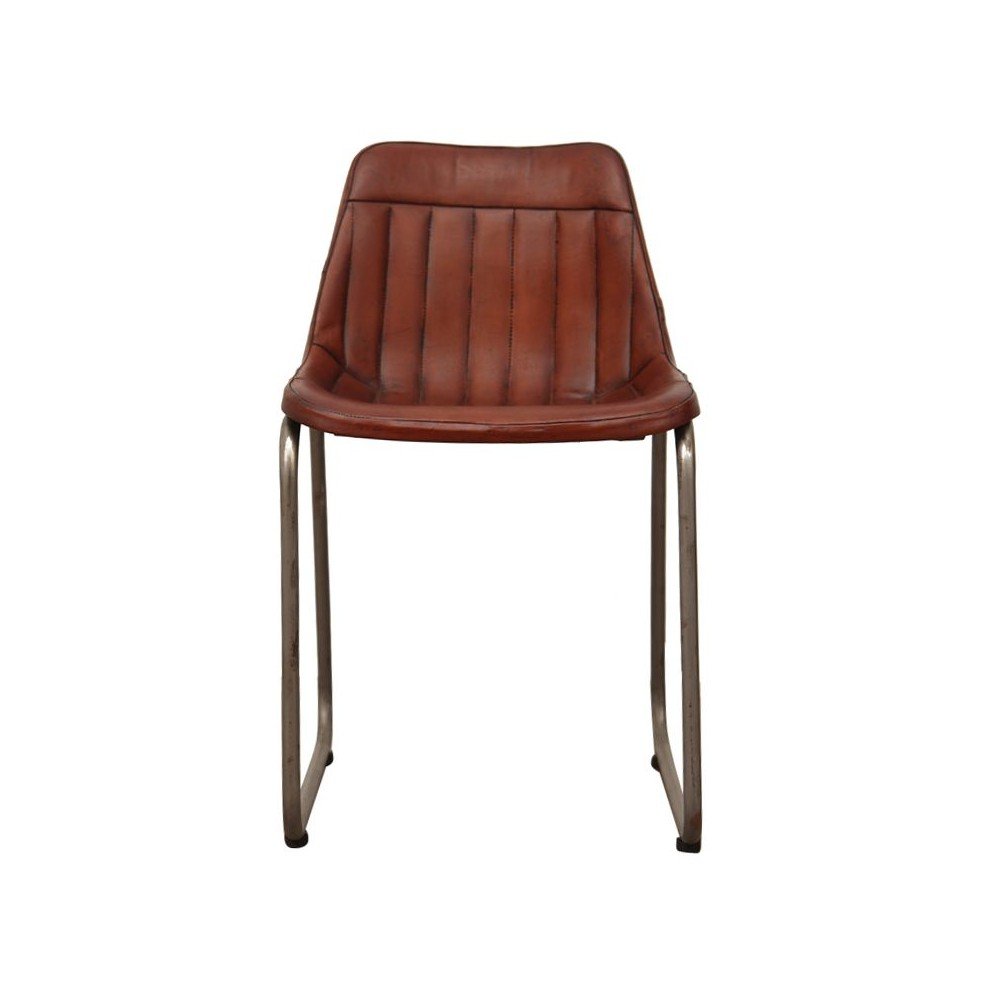 Leather Industrial Cowhide Dining Chair Smithers Archives £300.00 Dining Room Iron product_features