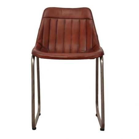 Leather Industrial Cowhide Dining Chair Smithers Archives Smithers of Stamford £222.50 Store UK, US, EU, AE,BE,CA,DK,FR,DE,IE...