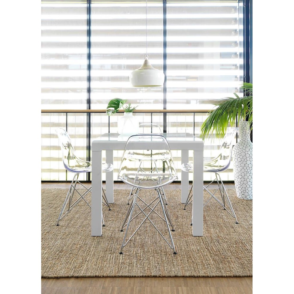 Ghost Crystal Dining Chair Smithers Archives £227.00 Dining Room Steel product_features