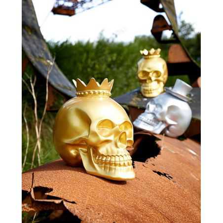 The Kings Head Gold Skull Halloween Smithers of Stamford £281.00 Store UK, US, EU, AE,BE,CA,DK,FR,DE,IE,IT,MT,NL,NO,ES,SE
