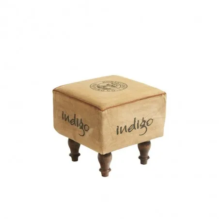 Canvas Ottoman Footstools £106.00 Sheesham product_features