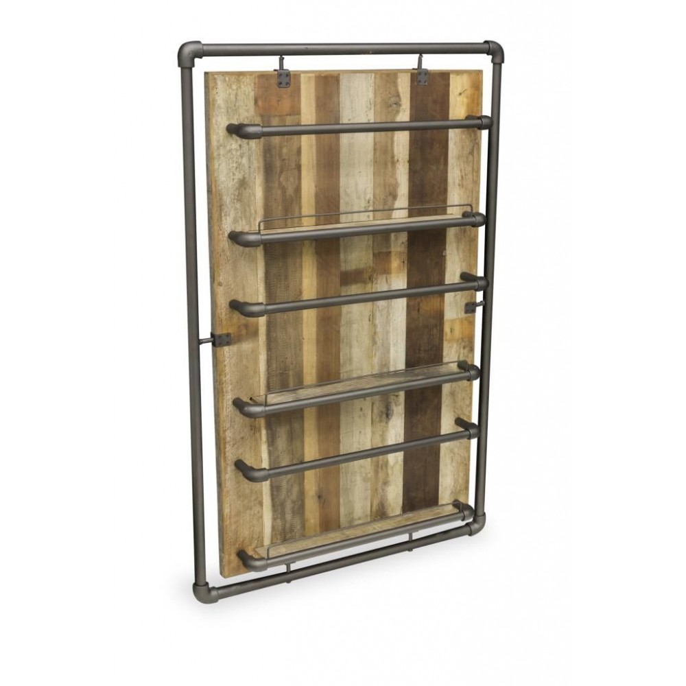 Reclaimed Wide Storage Rack Smithers Reclaimed Wood Furniture £275.00 Bar Reclaimed Boat Wood Recycled Steel product_features