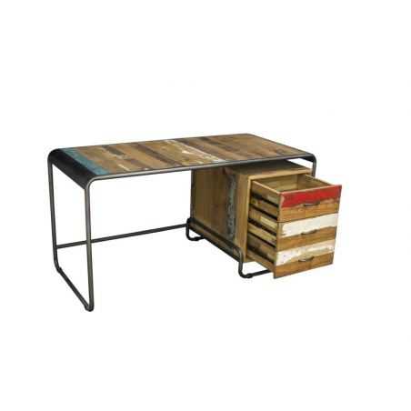 Reclaimed Wood Computer Desk Office Smithers of Stamford £1,166.25 Store UK, US, EU, AE,BE,CA,DK,FR,DE,IE,IT,MT,NL,NO,ES,SE
