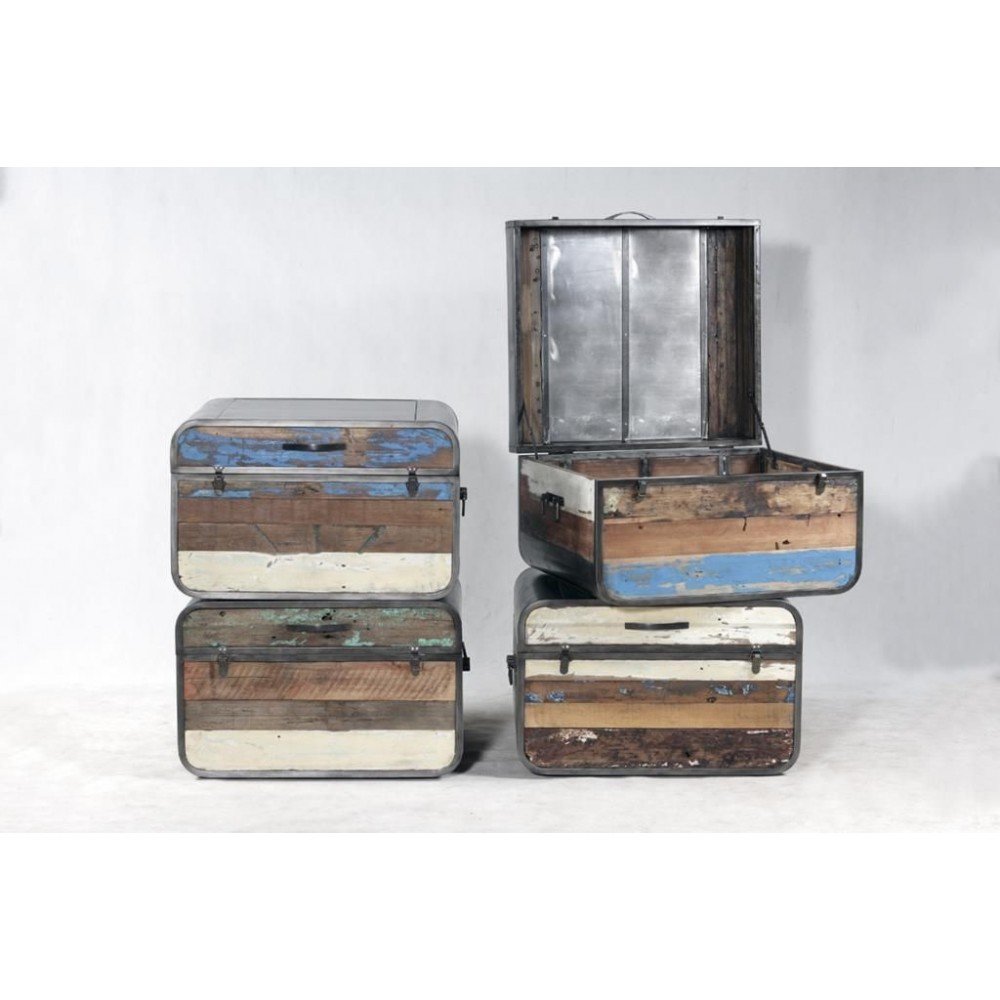Trunk Coffee Table Smithers Reclaimed Wood Furniture £957.00 Living Room Reclaimed Wood Steel product_features