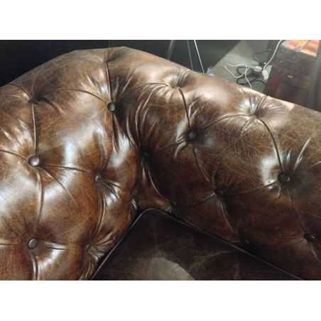 Vintage Leather 2 Seater Chesterfield Sofa Smithers Archives Smithers of Stamford £2,480.00 Store UK, US, EU, AE,BE,CA,DK,FR,...