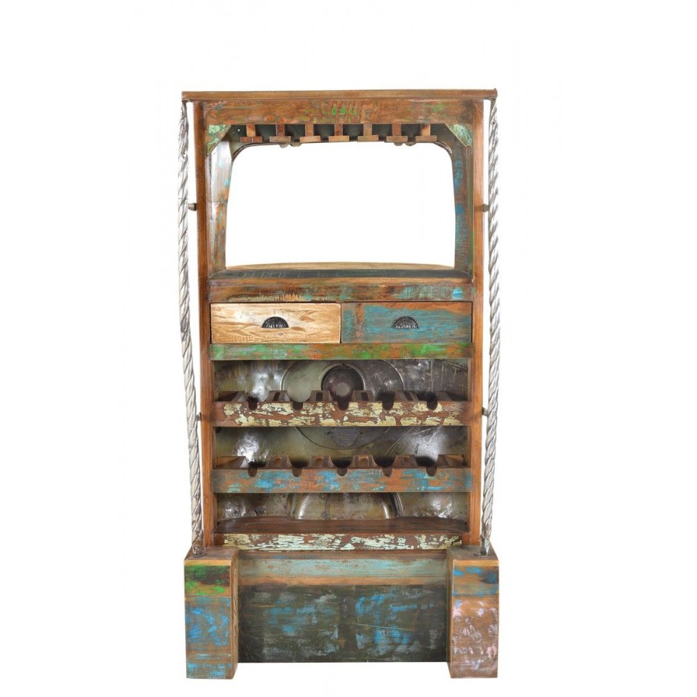 Tuk Tuk Home Bar Smithers Reclaimed Wood Furniture £2,400.00 Bar Reclaimed Boat Wood Recycled Steel product_features