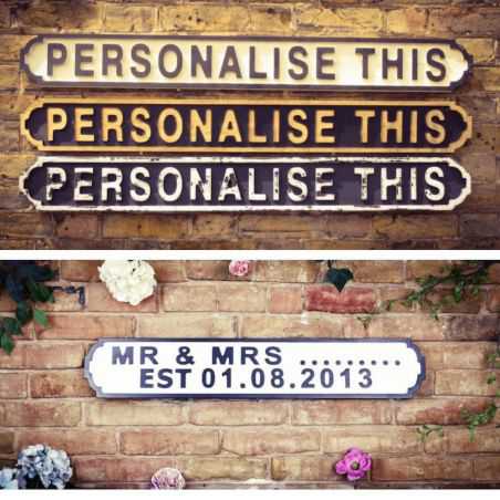 Personalised Road Signs Wall Art Smithers of Stamford £90.00 Store UK, US, EU, AE,BE,CA,DK,FR,DE,IE,IT,MT,NL,NO,ES,SE