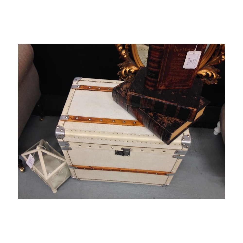 British white leather trunk Smithers Trunk Chests £529.00 product_features