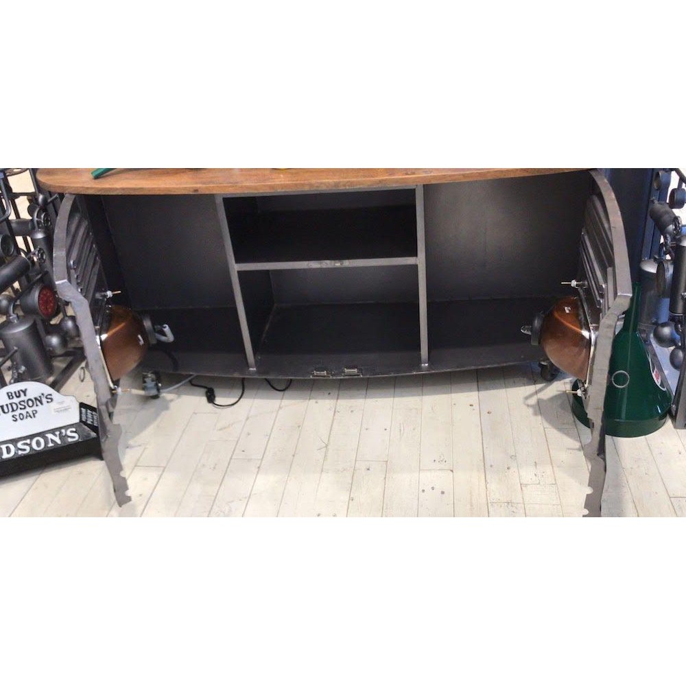 Truck TV Unit Smithers Reclaimed Wood Furniture £1,299.00 Living Room Reclaimed Wood Recycled Steel product_features
