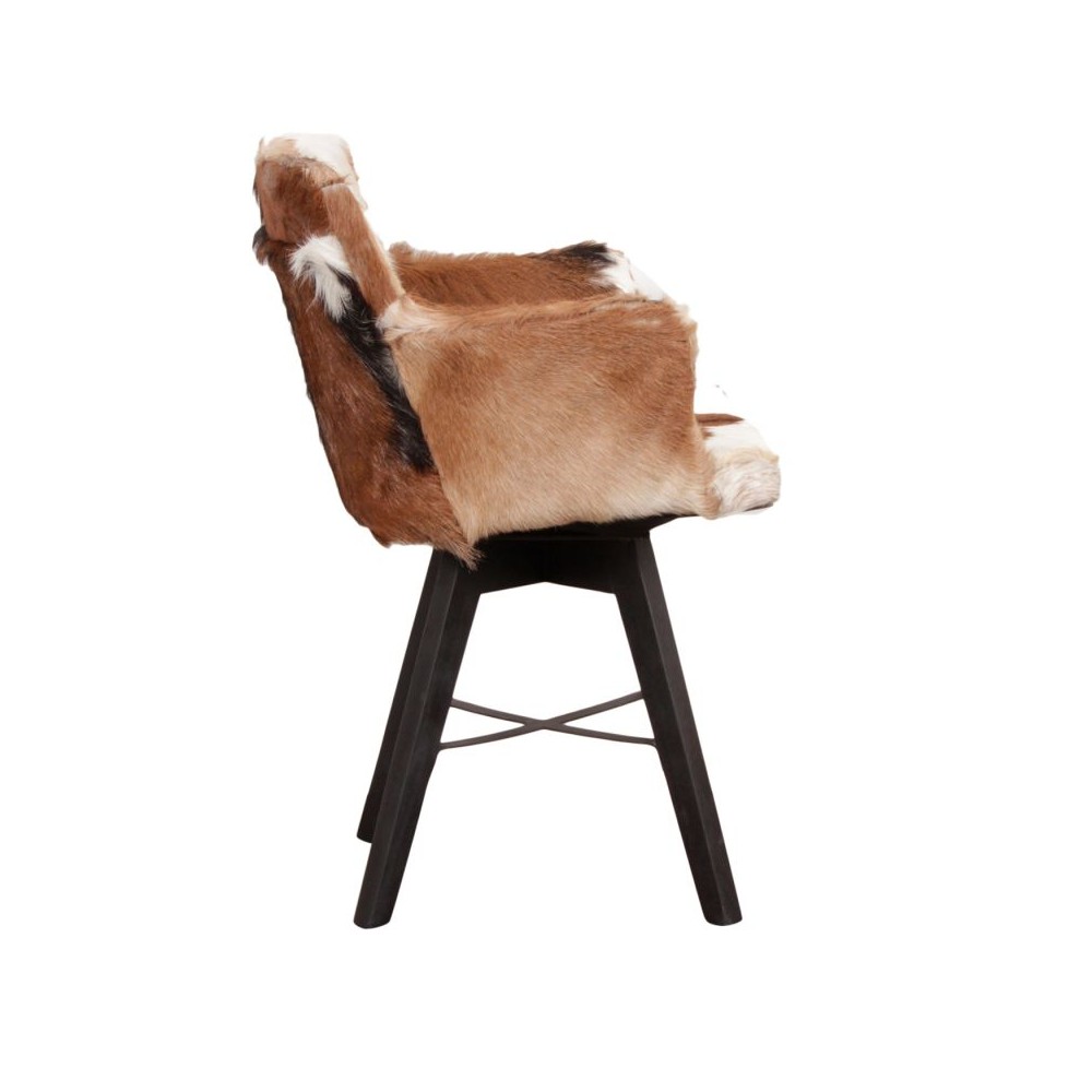 Goat Hide Chair Smithers Archives £419.00 All Rooms Sheesham product_features