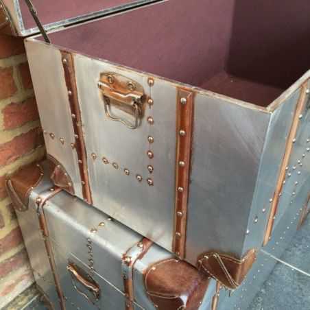 Hawker Industrial Storage Trunk Aviation Furniture Smithers of Stamford £590.00 Store UK, US, EU, AE,BE,CA,DK,FR,DE,IE,IT,MT,...