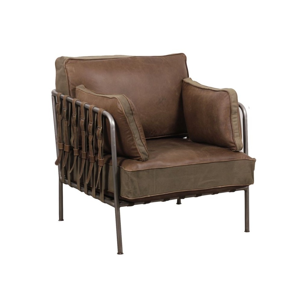 Brown Leather Buckle Up Sofa & Armchair Sofas and Armchairs £2,910.00 Steel product_features