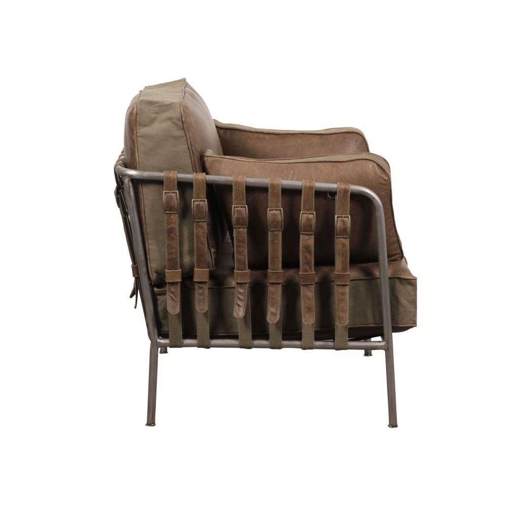 Brown Leather Buckle Up Sofa & Armchair Sofas and Armchairs £2,910.00 Steel product_features