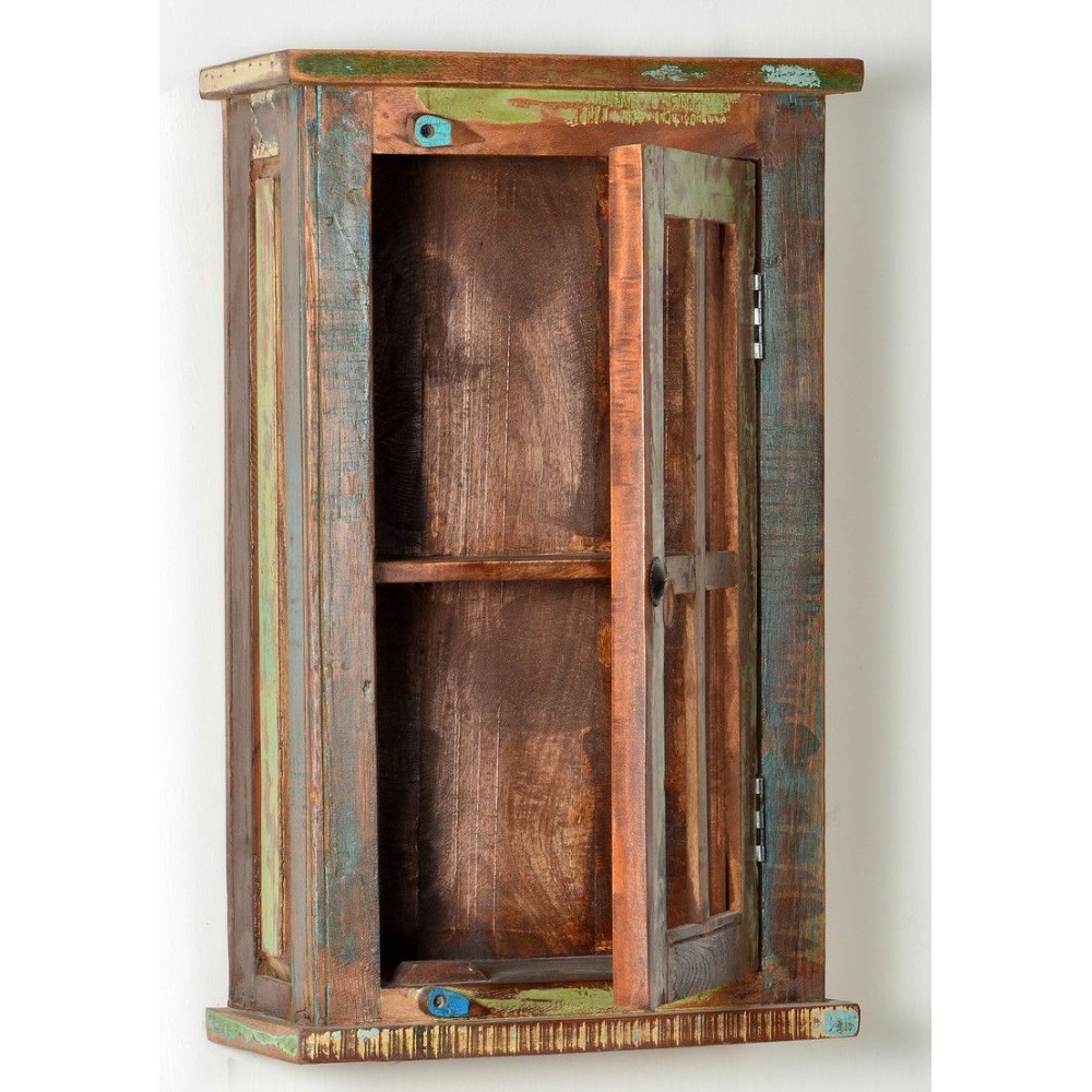 River Thames Reclaimed Wood Wall Cabinet Smithers Reclaimed Wood Furniture £367.00 Kitchen Reclaimed Boat Wood product_features