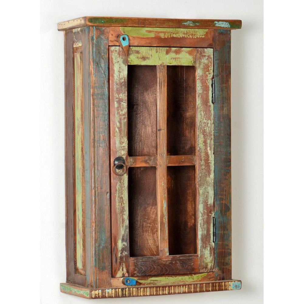 River Thames Reclaimed Wood Wall Cabinet Smithers Reclaimed Wood Furniture £367.00 Kitchen Reclaimed Boat Wood product_features