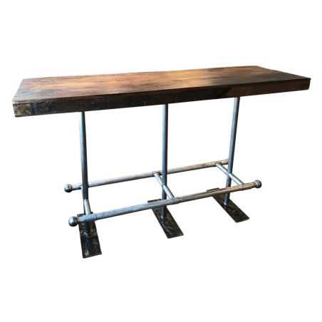 Reclaimed Wood Bar Table Industrial Furniture Smithers of Stamford £875.00 Store UK, US, EU, AE,BE,CA,DK,FR,DE,IE,IT,MT,NL,NO...