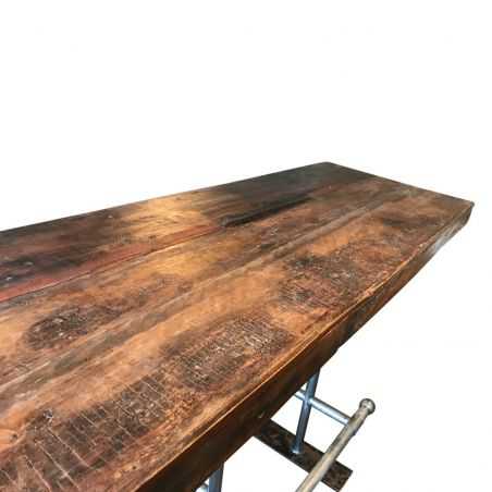 Reclaimed Wood Bar Table Industrial Furniture Smithers of Stamford £875.00 Store UK, US, EU, AE,BE,CA,DK,FR,DE,IE,IT,MT,NL,NO...