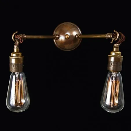 Bugsy Industrial Wall Light Smithers Lighting £303.00 All Rooms Spun Brass product_features