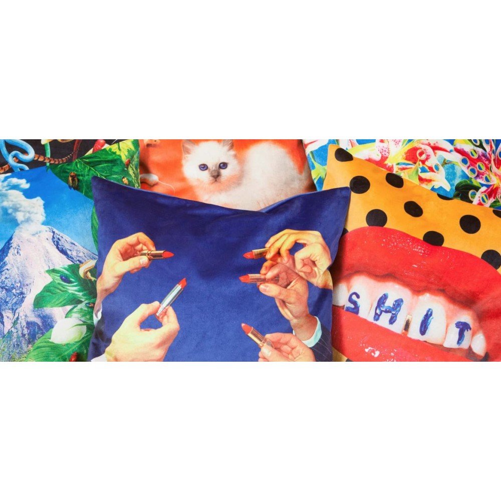 Seletti Wears Toiletpaper Lipstick Cushion Seletti Seletti £64.00      product_features