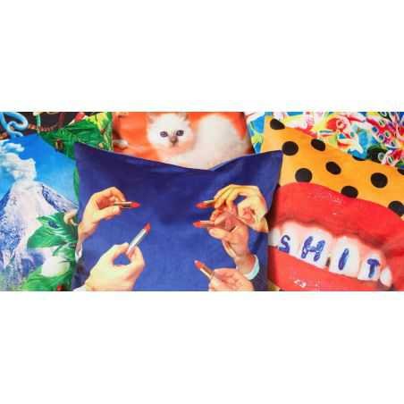 Seletti Wears Toiletpaper Lipstick Cushion Seletti Seletti £70.00 Store UK, US, EU, AE,BE,CA,DK,FR,DE,IE,IT,MT,NL,NO,ES,SESel...