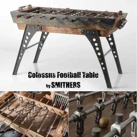 Industrial Football Table Reclaimed Wood Furniture &pound;3,381.00 product_features