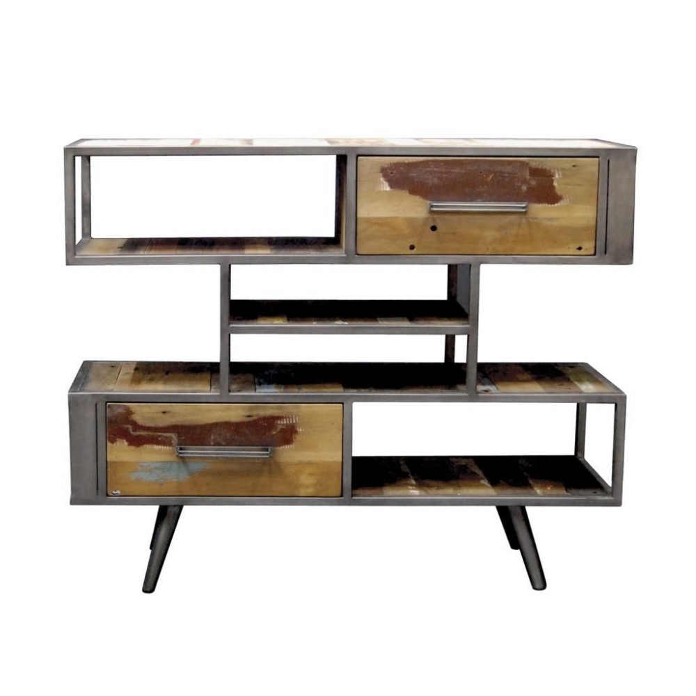 New York Shelf Smithers Reclaimed Wood Furniture £1,415.00 All Rooms Reclaimed Wood Oil Drum product_features
