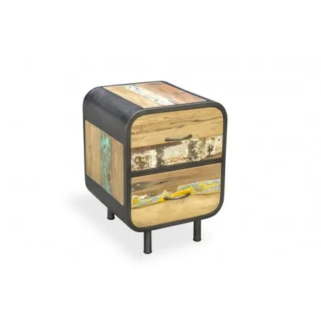 New York Bedside Table Smithers Reclaimed Wood Furniture £609.00 Bedroom Reclaimed Boat Wood product_features