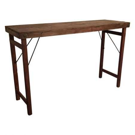 Folding Reclaimed Wood Bar Table Industrial Furniture Smithers of Stamford £650.00 Store UK, US, EU, AE,BE,CA,DK,FR,DE,IE,IT,...