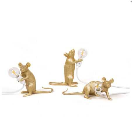 Gold Mouse Lamp Seletti Seletti £82.00 Store UK, US, EU, AE,BE,CA,DK,FR,DE,IE,IT,MT,NL,NO,ES,SE