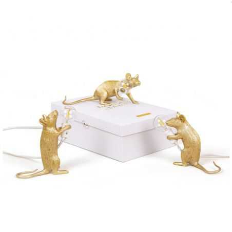 Gold Mouse Lamp Seletti Seletti £82.00 Store UK, US, EU, AE,BE,CA,DK,FR,DE,IE,IT,MT,NL,NO,ES,SE