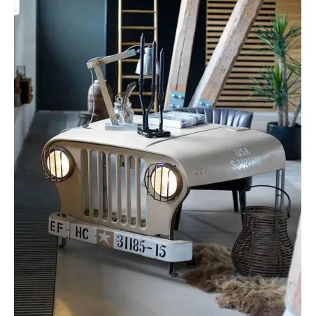 Jeep Desk Smithers Archives &pound;3,000.00 Office Teak Wood Recycled Steel product_features