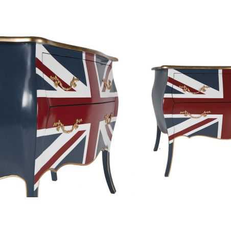 Union Jack Bombe Chest Sideboard Cabinets & Sideboards Smithers of Stamford £1,975.00 Store UK, US, EU, AE,BE,CA,DK,FR,DE,IE,...