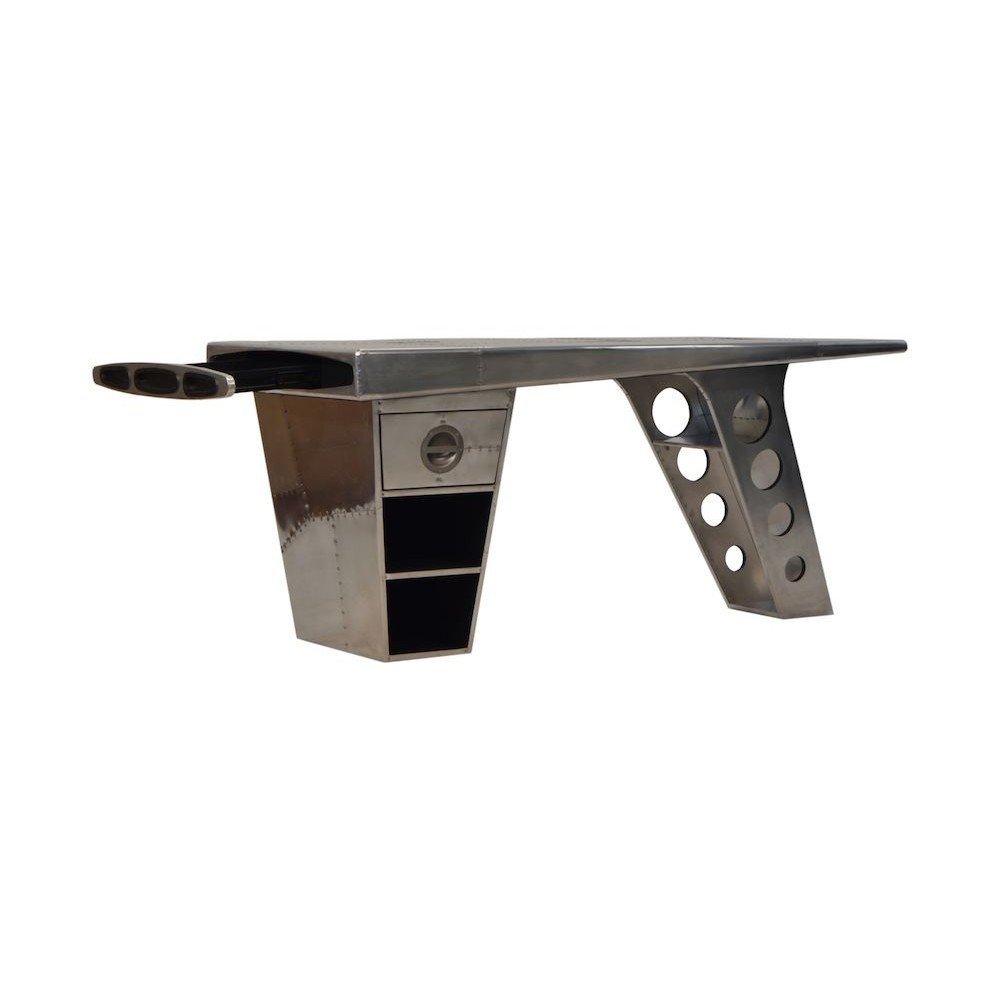 Spitfire Desk Smithers Aviator £1,737.00 Office Fir Wood Aluminium product_features