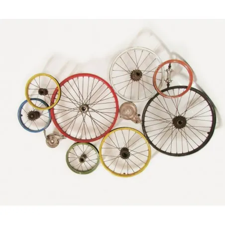 Bicycle Wheel Wall Art Smithers Bicycle Art £481.50 All Rooms Recycled Steel product_features