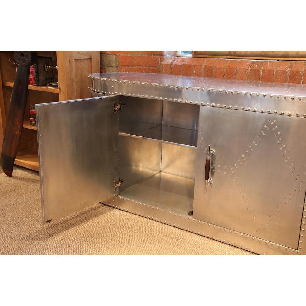 Aviator Spitfire Cabinet Smithers Aviator £2,682.00 Office Fir Wood Aluminium product_features