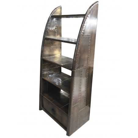 Spitfire / Silver Brass Bookcase Aviation Furniture Smithers of Stamford £2,700.00 Store UK, US, EU, AE,BE,CA,DK,FR,DE,IE,IT,...