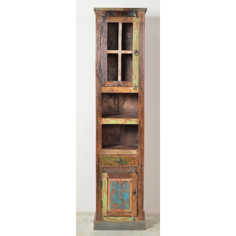 Reclaimed Wood Bathroom Tall Storage Freestanding Smithers
