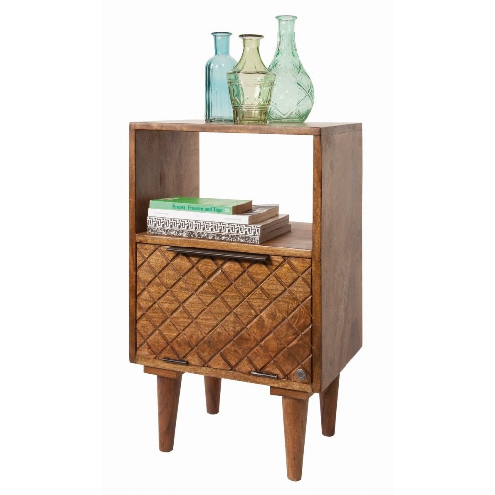 Tom Tailor Bedside Cabinet Smithers Retro Furniture £527.00 Bedroom Mango Wood product_features
