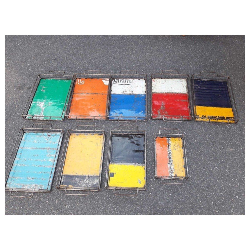 Oil Drum Serving Trays Tableware £29.00