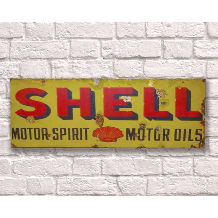 Shell Oil Sign Wall Art Smithers of Stamford £56.00 Store UK, US, EU, AE,BE,CA,DK,FR,DE,IE,IT,MT,NL,NO,ES,SE